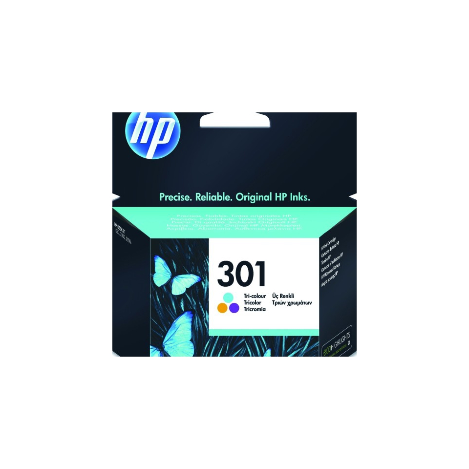 Buy HP 301 Colour Printer Ink Cartridge   Cyan, Magenta and Yellow 
