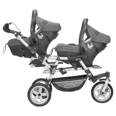 Buy Jane Powertwin Pro Tandem Pushchair, Moonlight from our Pushchairs ...