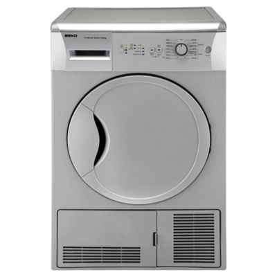 Buy Beko Condenser Tumble Dryer, Dcu7230s, 7kg Load - Silver From Our 