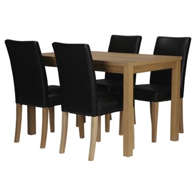 Buy Banbury 4 Seat Dining Table Set, Oak effect from our Dining Table