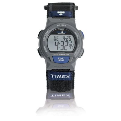 men's digital watch with velcro strap
