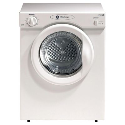 Buy White Knight 38AW Compact Tumble Dryer, 3kg Load, D Energy Rating