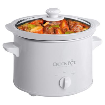 Buy Crock-Pot Slow Cooker, 2.4L - White from our Slow Cookers range - Tesco