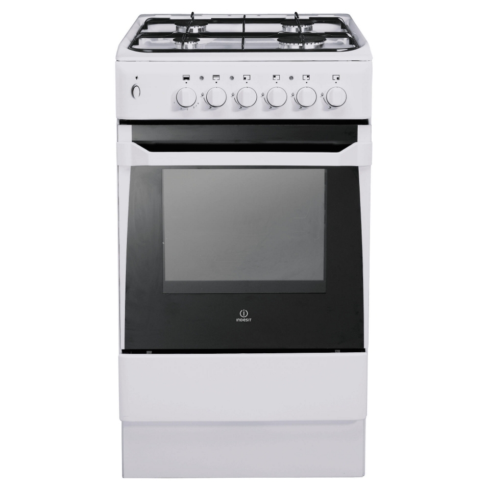 Indesit IS50GW Gas Cooker With Single Cavity Combined Grill