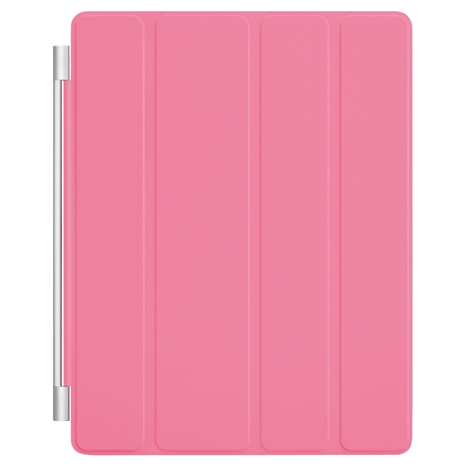 Smart Polyurethane Cover for the new Apple iPad and iPad 2 Pink