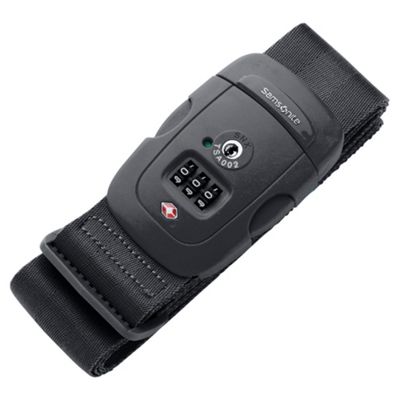 suitcase strap with combination lock