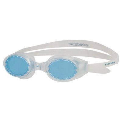 Buy Speedo Futura Ice Plus Swimming Goggles, Clear/Blue from our Speedo ...