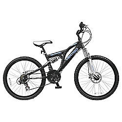 Buy Vertigo Eiger Dual Suspension Kids 24” Wheel Mountain Bike 