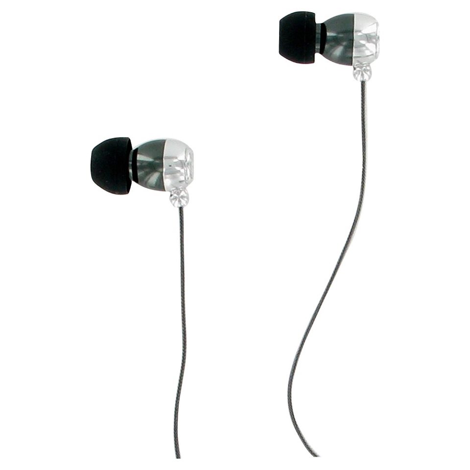 KitSound KS1 Stereo in ear Earphones with Microphone Black