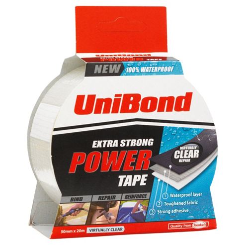 Buy Unibond Power Tape Clear 50mm X 20m from our Adhesives & Sealants ...