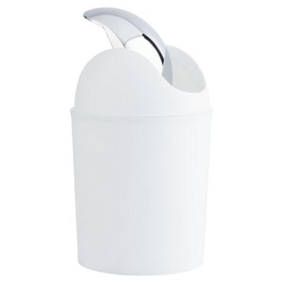 Buy Tesco Plated Bathroom Bin White from our Waste Bins range - Tesco
