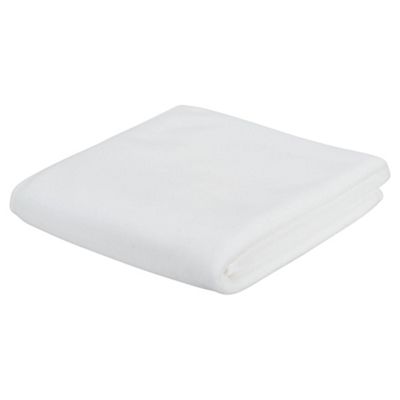 Buy Tesco Fleece Baby Blanket, White from our Baby Blankets range - Tesco