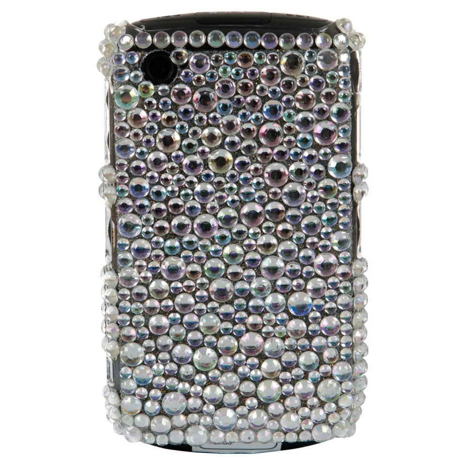 Bliss Hard Shell for BlackBerry 8520 & 9300 Silver Raindrops