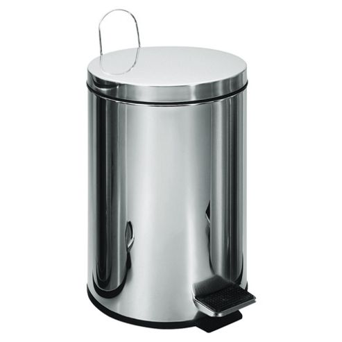 Buy Tesco 3L Stainess Steel Pedal Bin with Stainless Steel Lid from our ...