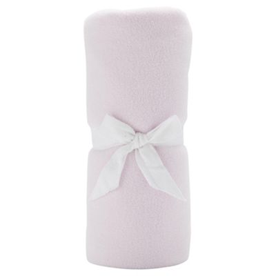 Buy Tesco Loves Baby Fleece Blanket Moses/Crib, Pink from our Baby