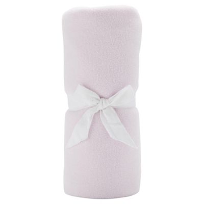 Buy Tesco Loves Baby Fleece Blanket Moses Crib Pink From Our Baby