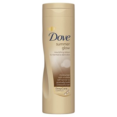 dove glow summer lotion body 250ml dark tesco normal