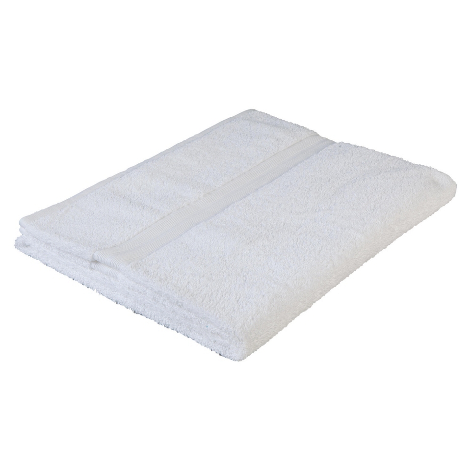 Tesco Bath Sheet White