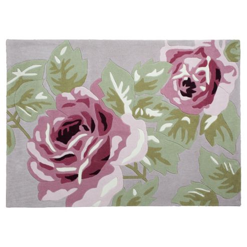 Buy Tesco Rugs Vintage Rose Rug Pink 150X240Cm from our Rugs range - Tesco