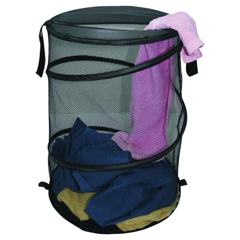 Buy Tesco Pop-Up Laundry Bin, Black from our Laundry Baskets & Bins ...