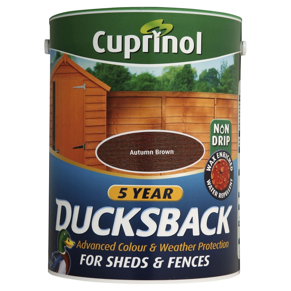 Cuprinol Ducksback   Autumn brown, 5   Autumn brown, 5