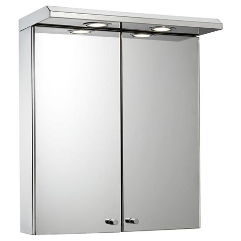 Buy Croydex Shire Double Door Stainless Steel Illuminated Cabinet with ...