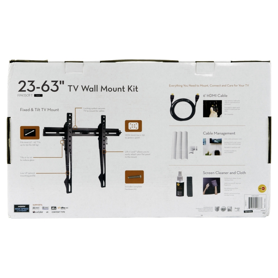 Omnimount 23 to 62 Starter Kit TV Wall mounting Black