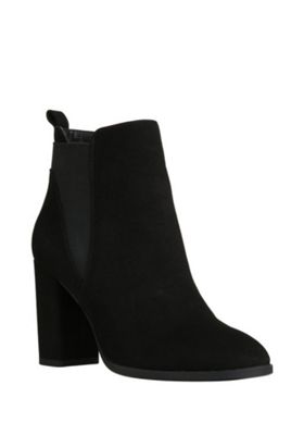 tesco black boots ladies