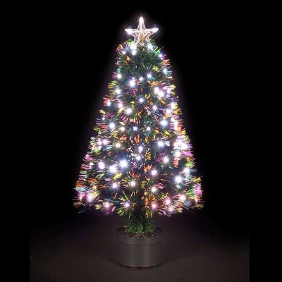 Buy 4ft Saturn Fibre Optic Christmas Tree with Warm White LEDs from our ...