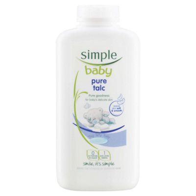 Simple Baby Pure Talc 250G - Tesco Groceries