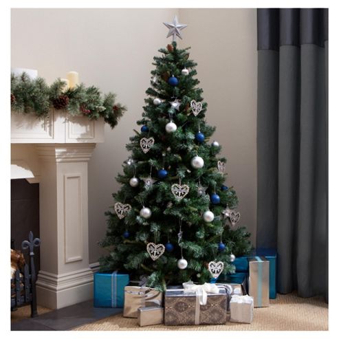 Buy Snow Alps Spruce 6ft Christmas Tree, Tesco from our Christmas Trees ...