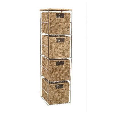 Buy Wicker Valley 4 Drawer Storage Tower from our Shelving & Storage ...