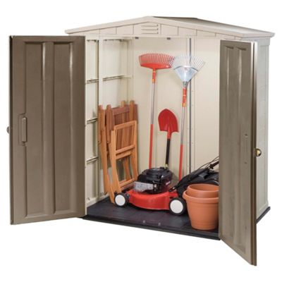 buy keter apex plastic garden shed, 6x3 ft from our keter