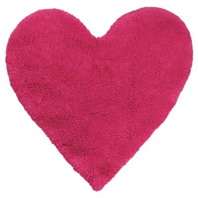 Buy Kids Pink Heart Rug from our Rugs range - Tesco