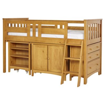 Buy Harvey Sleep Station Right Hand Ladder, Natural Pine/Oak Stain from ...