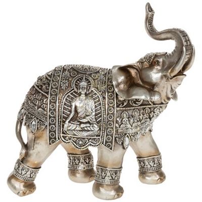 Buy Jaipur - Decorative Indian Elephant Ornament - Silver from our ...