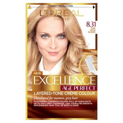 Buy L'Oreal Paris Excellence Age Perfect 8.31 Pure Beige Blonde from ...