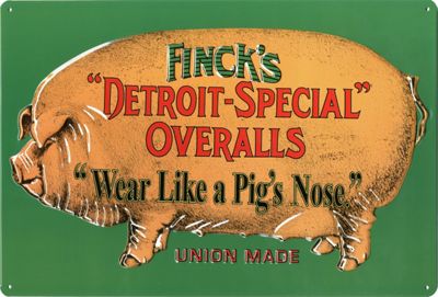 Buy Ande Rooney Inc Finck's Detroit Special Overalls Wear Like A Pig's ...