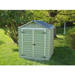 Keter apex plastic garden shed 6x6ft
 