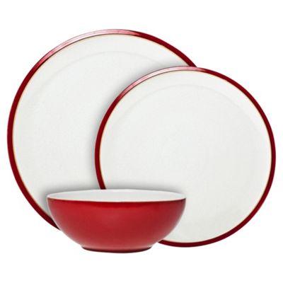 Denby Everyday Red 12 Piece Set - Tesco Groceries