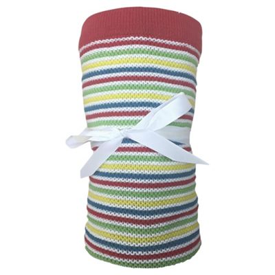 Buy Tesco Knitted Baby Blanket, Brights Story from our Throws, Blankets
