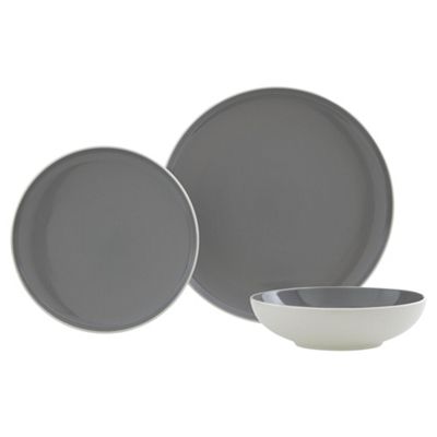 Buy Slate Grey 12 Piece, 4 Person Dinner Set from our Dinner Sets range ...