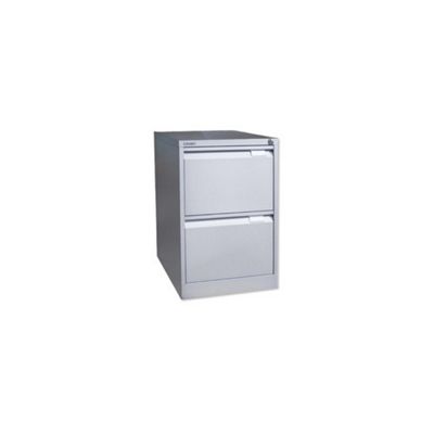 Buy Bisley 2-Drawer Foolscap Filing Cabinet - Grey from ...