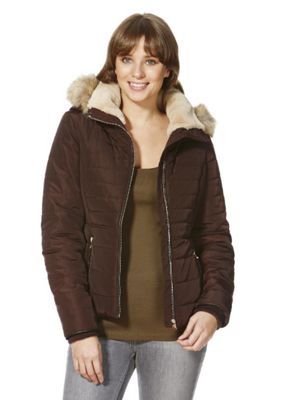 Buy F&F Faux Fur Hood Padded Jacket from our Women's New To Sale range ...