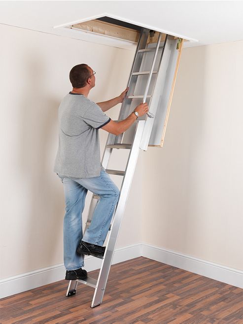 Buy Ramsay AL1 Loft Ladder from our Ladders range - Tesco