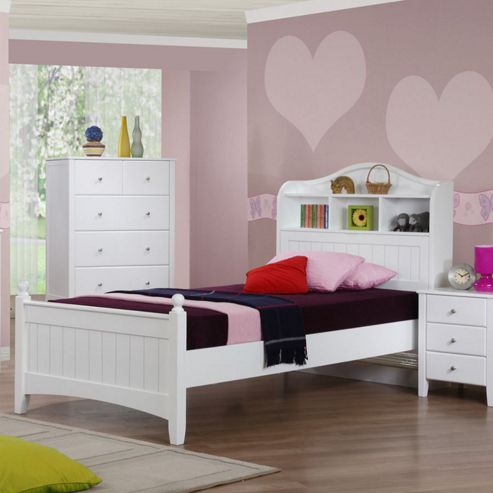 Buy Alexia Single Storage Bed - White from our Single Beds range - Tesco