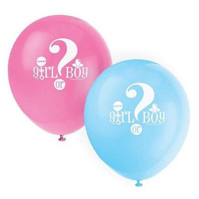 Buy Unique Gender Reveal Latex Balloons Pack Of 8 From Our All