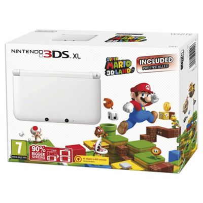 Buy White Nintendo 3DS Xl with Super Mario 3D Land - Limited Edition