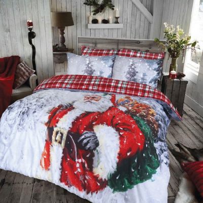 Buy Vintage Father Christmas Duvet Cover Set Double From Our