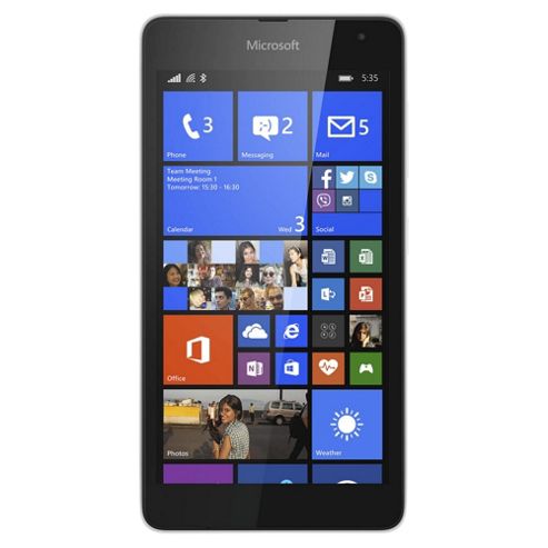 Buy Tesco Mobile Microsoft Lumia 535 White from our Pay as you go ...